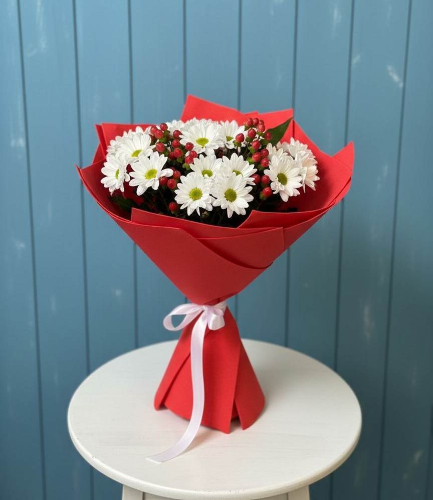 Букет цветов из: Хризантемы в Туртас