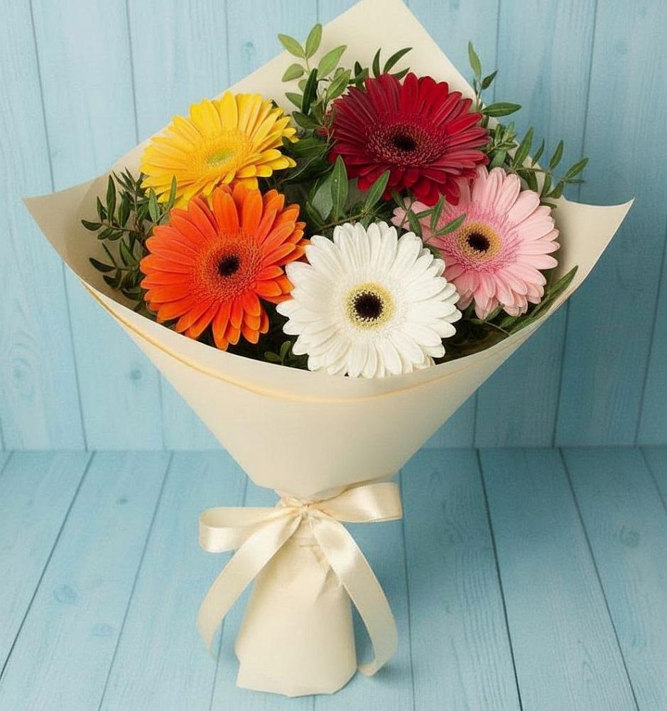 Букет цветов из: Герберы в Туртас