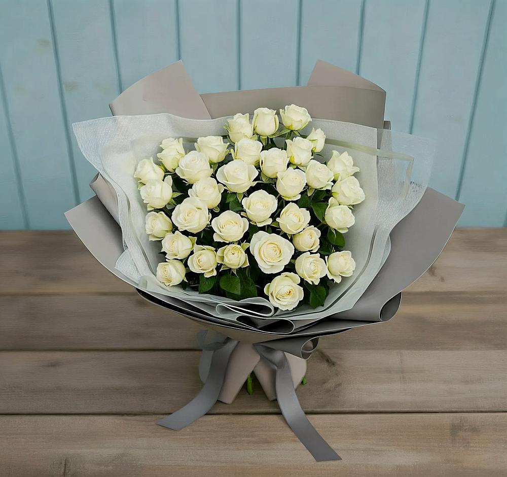 Букет Белоснежная нежность в Туртас