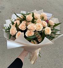 Букет Кремовые розы Латте в Туртас