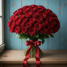 Букет Красные розы Блэк Меджик в Туртас