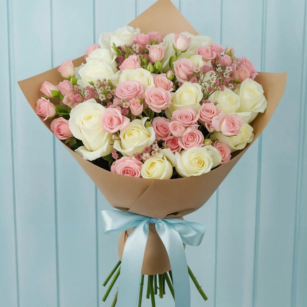 Букет цветов из: Розы в Туртас