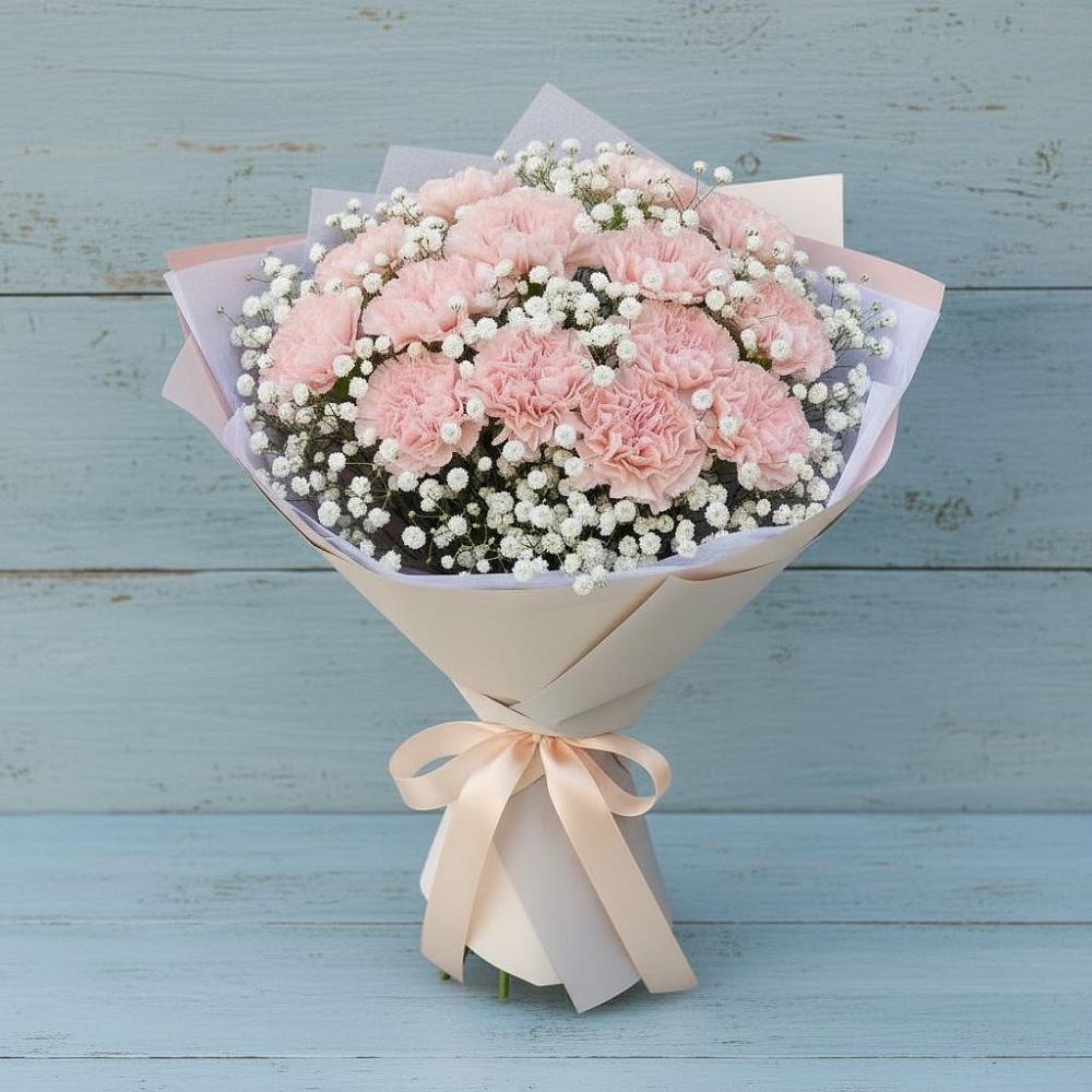 Букет цветов из: Гвоздики в Туртас