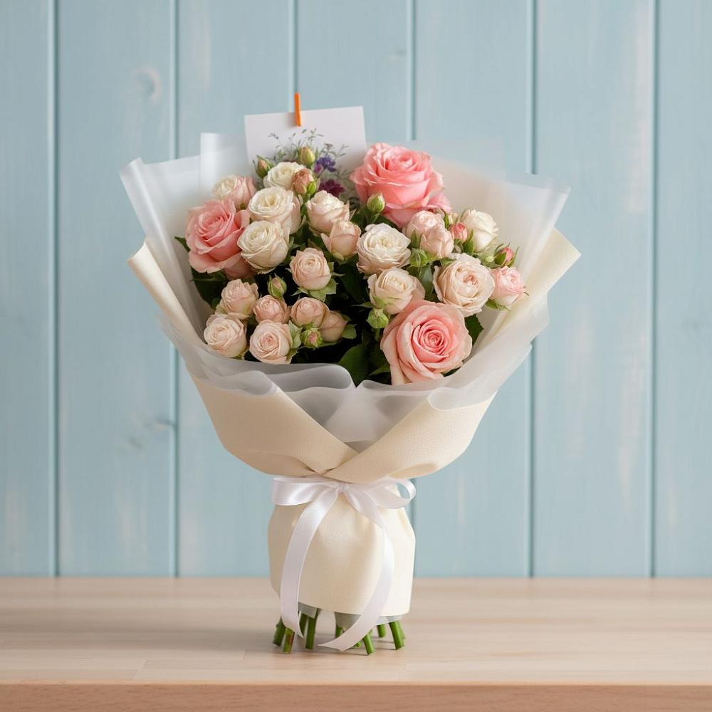 Букет цветов из: Розы в Туртас