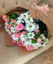Букет цветов из:  Розы и Хризантемы в Туртас
