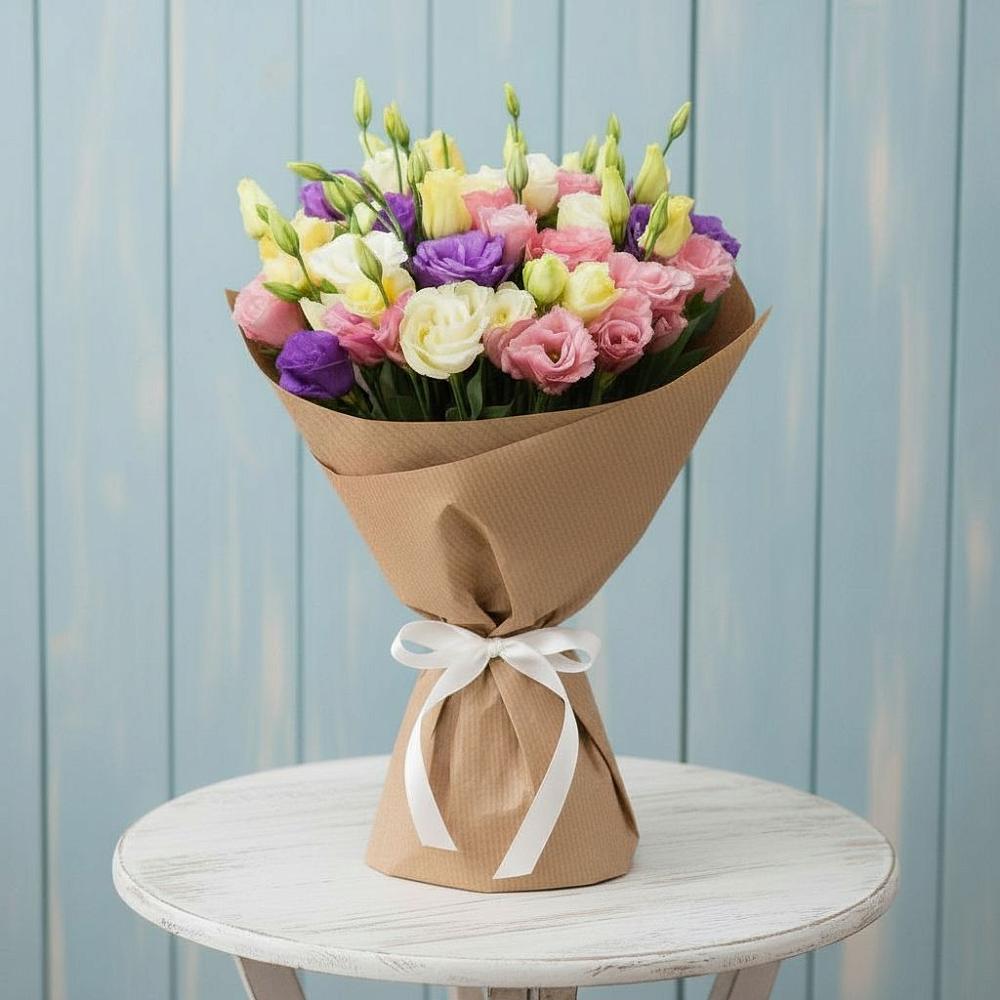 Букет цветов из: Лизиантусы в Туртас