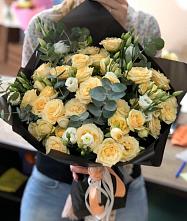 Букет цветов из:  Розы и Лизиантусы #REPLACE_PRED# Туртас