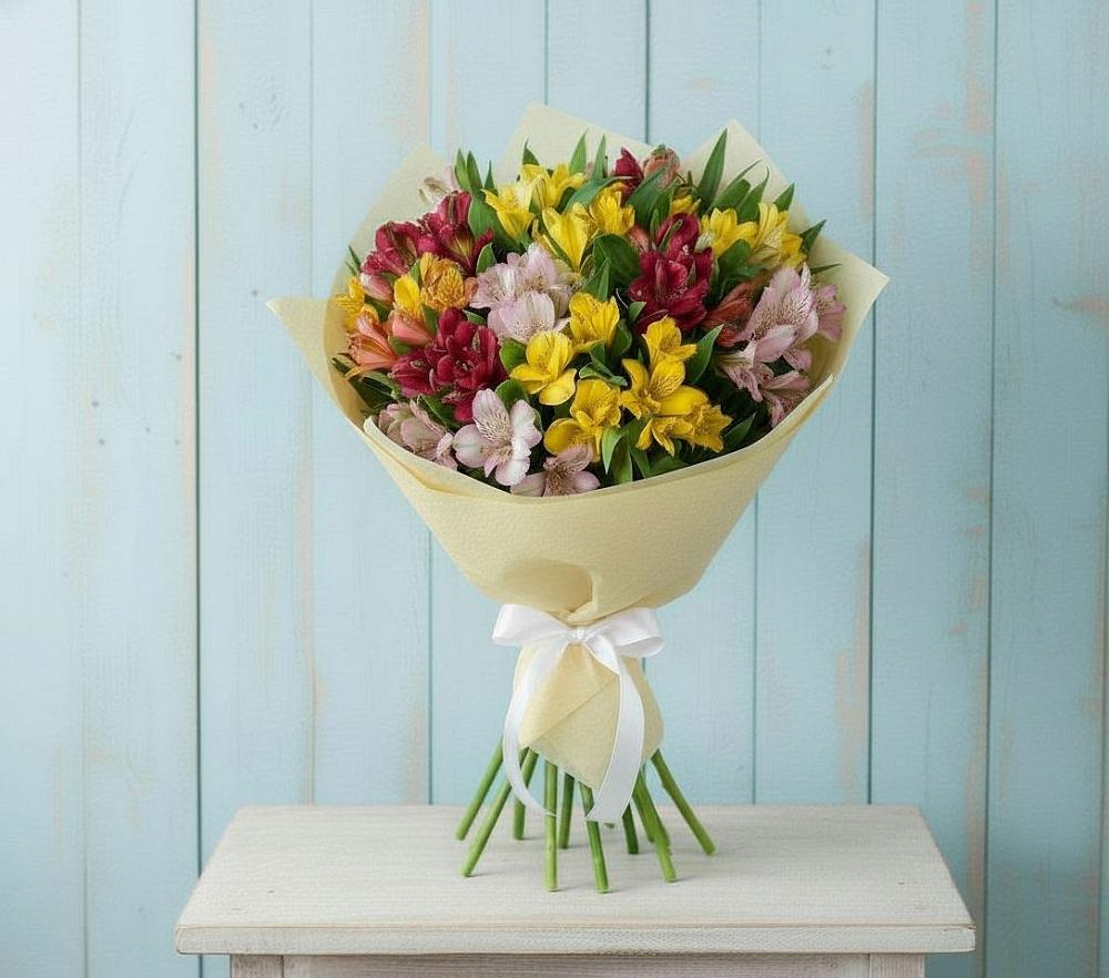 Букет цветов из: Альстромерии в Туртас