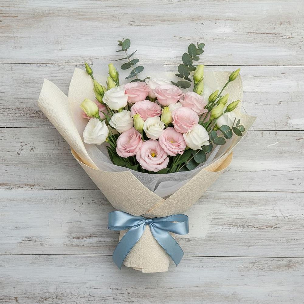 Букет цветов из: Лизиантусы в Туртас